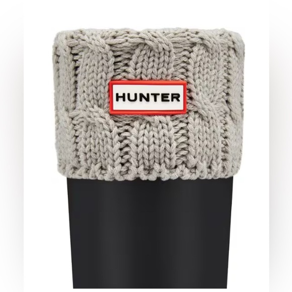 6-Stitch Cable Boot Socks hunter - Picture 2 of 4